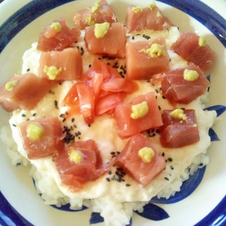 めばち鮪の山かけ丼